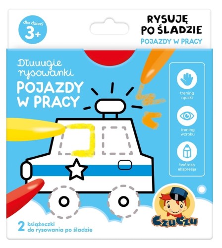 CzuCzu Dłuuugie rysowanki Rysuję po śladzie Pojazdy