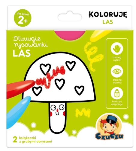 CzuCzu Dłuuugie rysowanki Koloruję Las