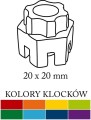 Klocki Małych Geniuszy Śrubki 100 el. Askato