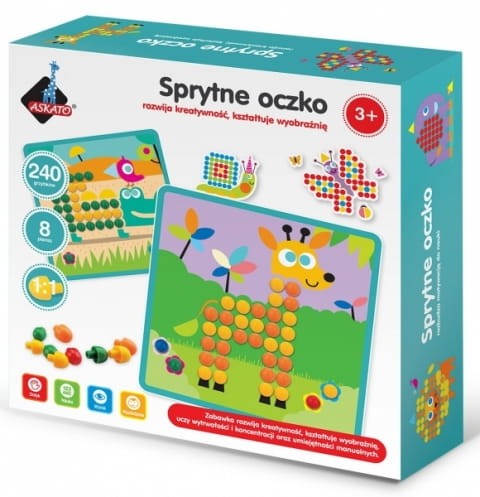 Układanka Genialny Dzieciak Sprytne Oczko 240el. Askato