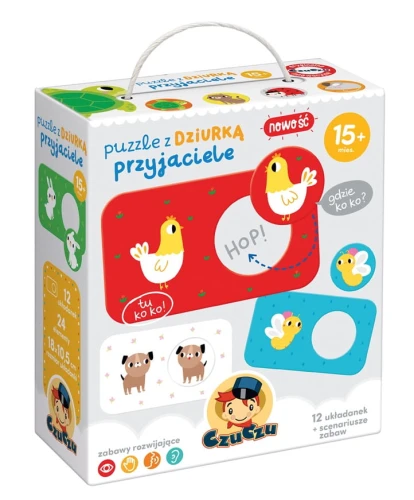 Puzzle z dziurką Przyjaciele 15m+ CzuCzu
