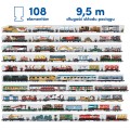 CzuCzu Układam pociągi 5+ Puzzle 104 el.