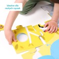 Duuuże puzzle z dziurką Zwierzęta 2+ CzuCzu