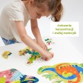 CzuCzu Puzzle Progresywne Dinozaury 71 el.