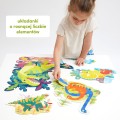 CzuCzu Puzzle Progresywne Dinozaury 71 el.