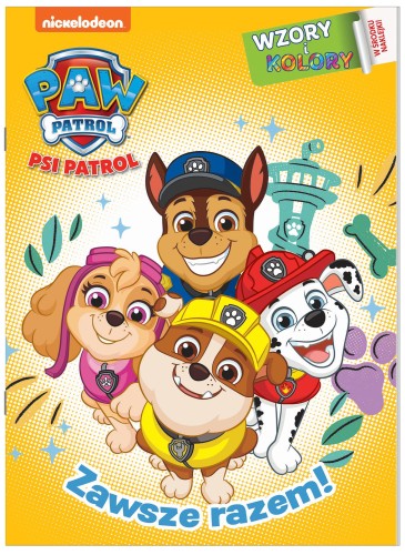 Zawsze razem Psi Patrol. Wzory i Kolory