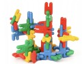 Duże Kolorowe Klocki Przestrzenne Domino 40 el.