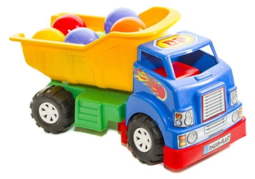Duże AUTO WYWROTKA + piłki w zestawie DP