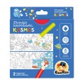 CzuCzu Dłuuugie kolorowanki Kosmos 4+ Malowanka