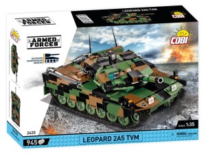 Klocki Czołg ARMED FORCES LEOPARD 2A5 TVM 945 KL.2620 COBI