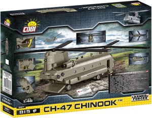 Klocki Samolot CH-47 CHINOOK ARMED FORCES 815 KL.5807 COBI