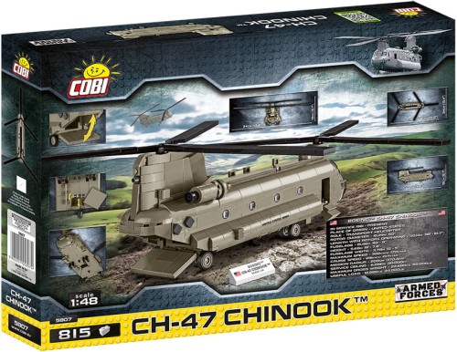 Klocki Samolot CH-47 CHINOOK ARMED FORCES 815 KL.5807 COBI