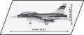 Klocki Samolot F-16D FIGHTING FALCON ARMED FORCES 410 KL 5815 COBI