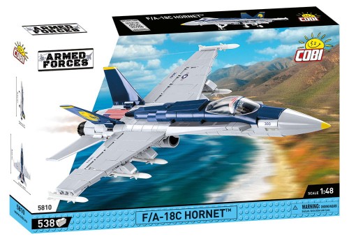 Klocki Samolot F/A-18C HORNET ARMED FORCES 538 KL. 5810 COBI