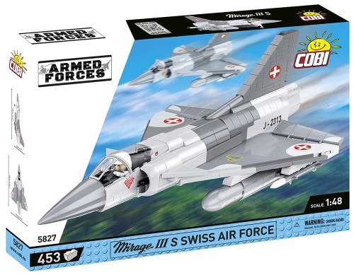 Klocki MIRAGE III S SWISS AIR ARMED FORCES 453kl. 5827 COBI