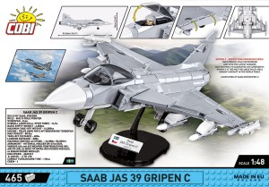 Klocki SAAB JAS 39 GRIPEN  ARMED FORCES 465 KL.5828 COBI