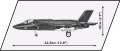 Klocki F-35B LIGHTNING II ARMED FORCES 594 KL. 5829 COBI