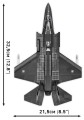 Klocki F-35A LIGHTNING II ARMED FORCES 580 KL. 5832 COBI