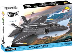 Klocki  F-35A LIGHTNING II ARMED FORCES 576 KL. 5831 Cobi