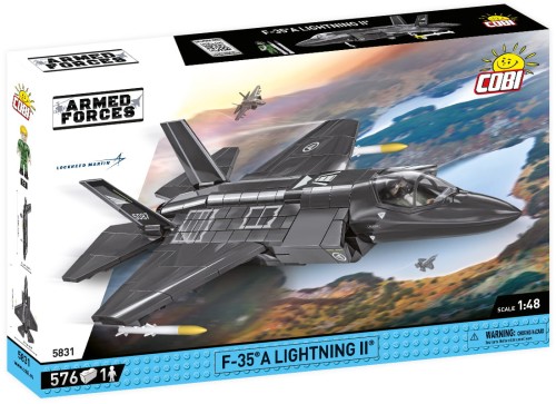 Klocki F-35A LIGHTNING II ARMED FORCES 576 KL. 5831 Cobi