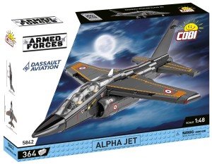Klocki Samolot ALPHA JET ARMED FORCES 364 KL. 5842 COBI