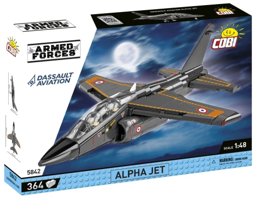 Klocki Samolot ALPHA JET ARMED FORCES 364 KL. 5842 COBI