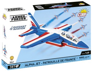 Klocki  ALPHA JET PATROUILLE DE FRA ARMED FORCES 5841 COBI