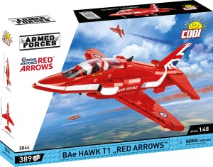 Klocki BAE HAWK T1 RED ARROWS ARMED FORCES 389KL. 5844 COBI