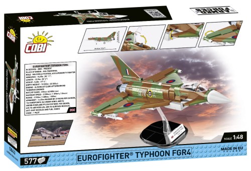 Klocki RAF TYPHOON FGR4GINA ARMED FORCES 580KL. 5843 COBI