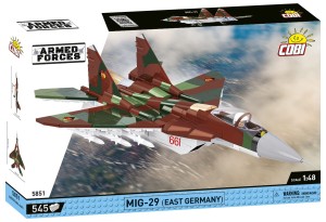 Klocki MiG-29 East Germany ARMED FORCES 545 KL. 5851 COBI