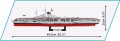 Klocki HC WWII Aircraft Carrier Graf Zeppelin 3136 Kl. 4826 COBI