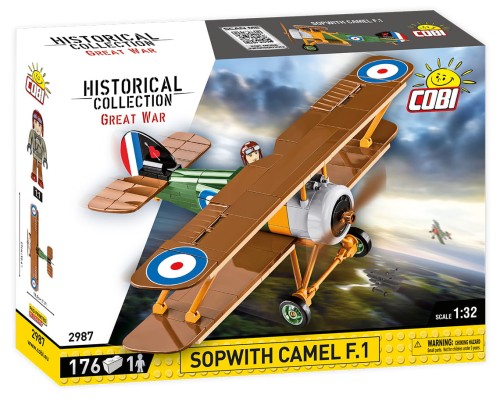 Klocki HC GREAT WAR SOPWITH CAMEL F.1 176 KL. 2987 COBI