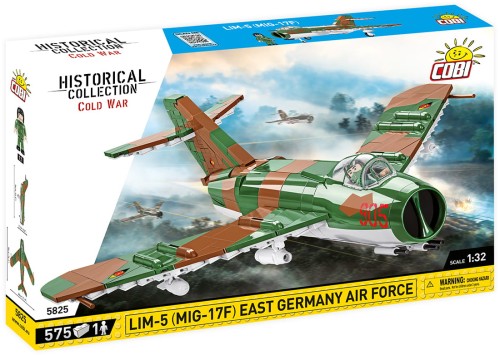 Klocki HC COLD WAR LIM-5 (MIG-17F) EAST GERMANY 5825 COBI