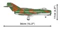 Klocki HC COLD WAR LIM-5 (MIG-17F) EAST GERMANY 5825 COBI