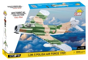 Klocki HC COLD WAR LIM-5 POLISH ARI FORCE 1959 575KL. 5824 COBI