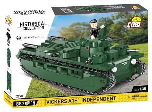 Klocki HC GREAT WAR VICKERS A1E1 INDEPENDENT 886KL. 2990 COBI