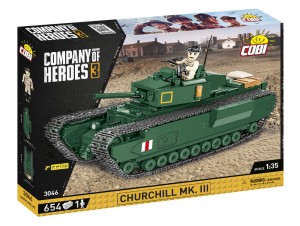 Klocki Churchill Mk. III 654 KL. 3046 COBI