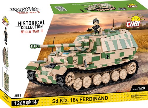 Klocki Sd.Kfz. 184 Ferdinand 1248 KL. 2583 COBI