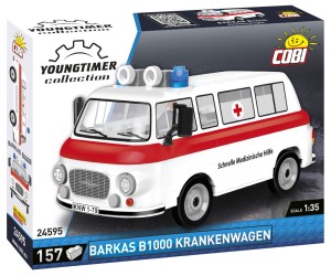 Klocki Barkas B1000 Krankenwagen (Schnelle Medizinische Hilfe) 157KL. 24595 COBI