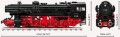 Klocki DR BR 52/TY2 Steam Locomotive 1723KL. 6283 COBI