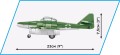 Klocki Messerschmitt Me262 250 KL. 5881 COBI