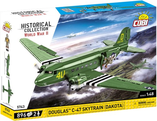 Klocki Douglas C-47 Skytrain Dakota 896KL. 5743 COBI