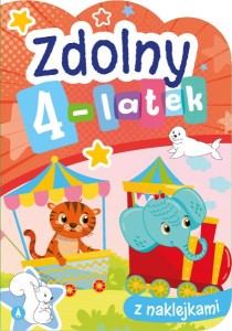 Zdolny 4-latek z naklejkami Ćwiczenia