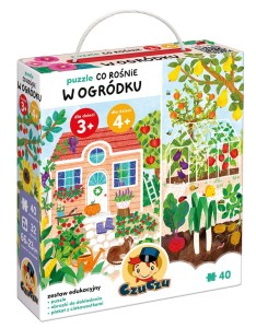 CzuCzu Puzzle Co rośnie W ogródku 3+ 4+ 40el.