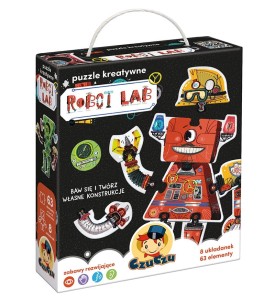 Puzzle kreatywne CzuCzu Robot Lab 63 el.