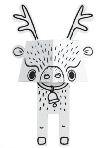 Kolorowanka 3D Mini Cube head - Renifer 3l+ MONUMI