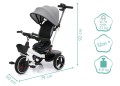Rowerek trójkołowy NIKI 360 Exclusive Grey Fillikid