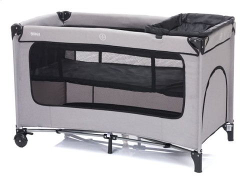 Łóżeczko turystyczne Madrid Grey melanż Fillikid