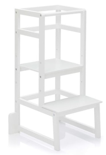 Drewniany pomocnik kuchenny dla dzieci White Fillikid