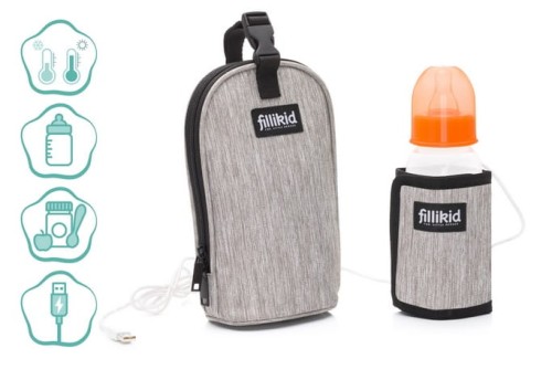 Podgrzewacz do butelek light grey melanż Fillikid